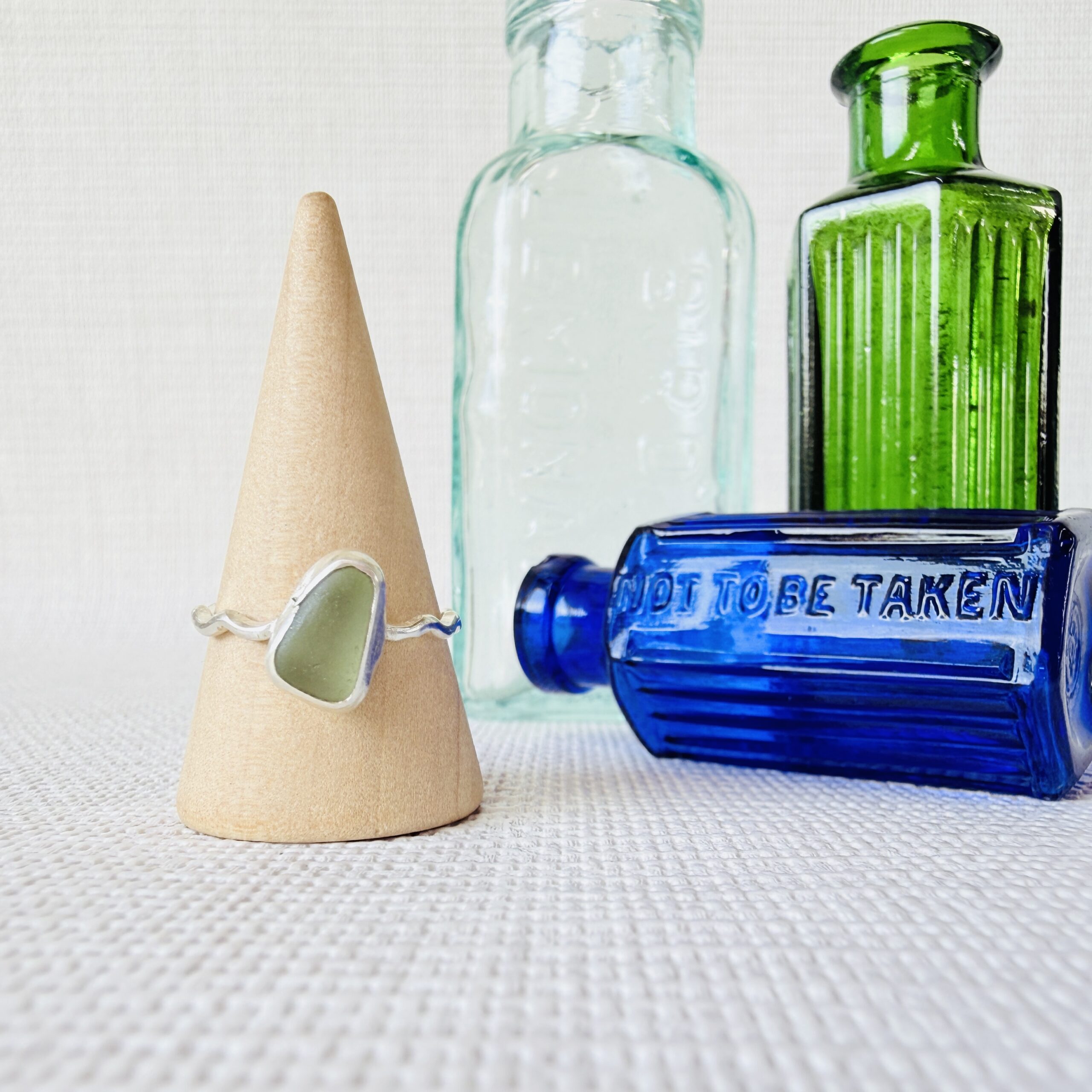 Size R - Sea Glass Ring