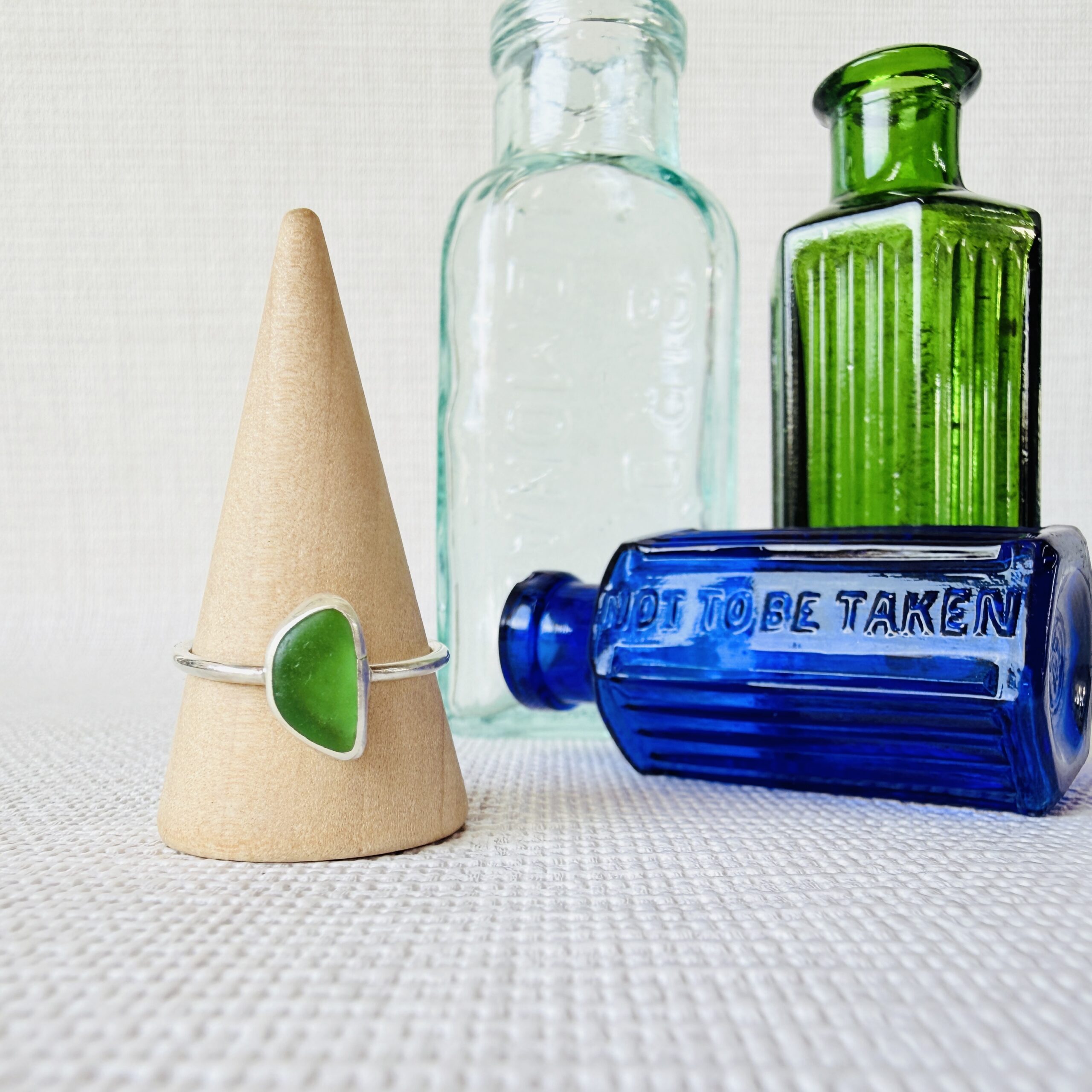 Size S - Sea Glass Ring