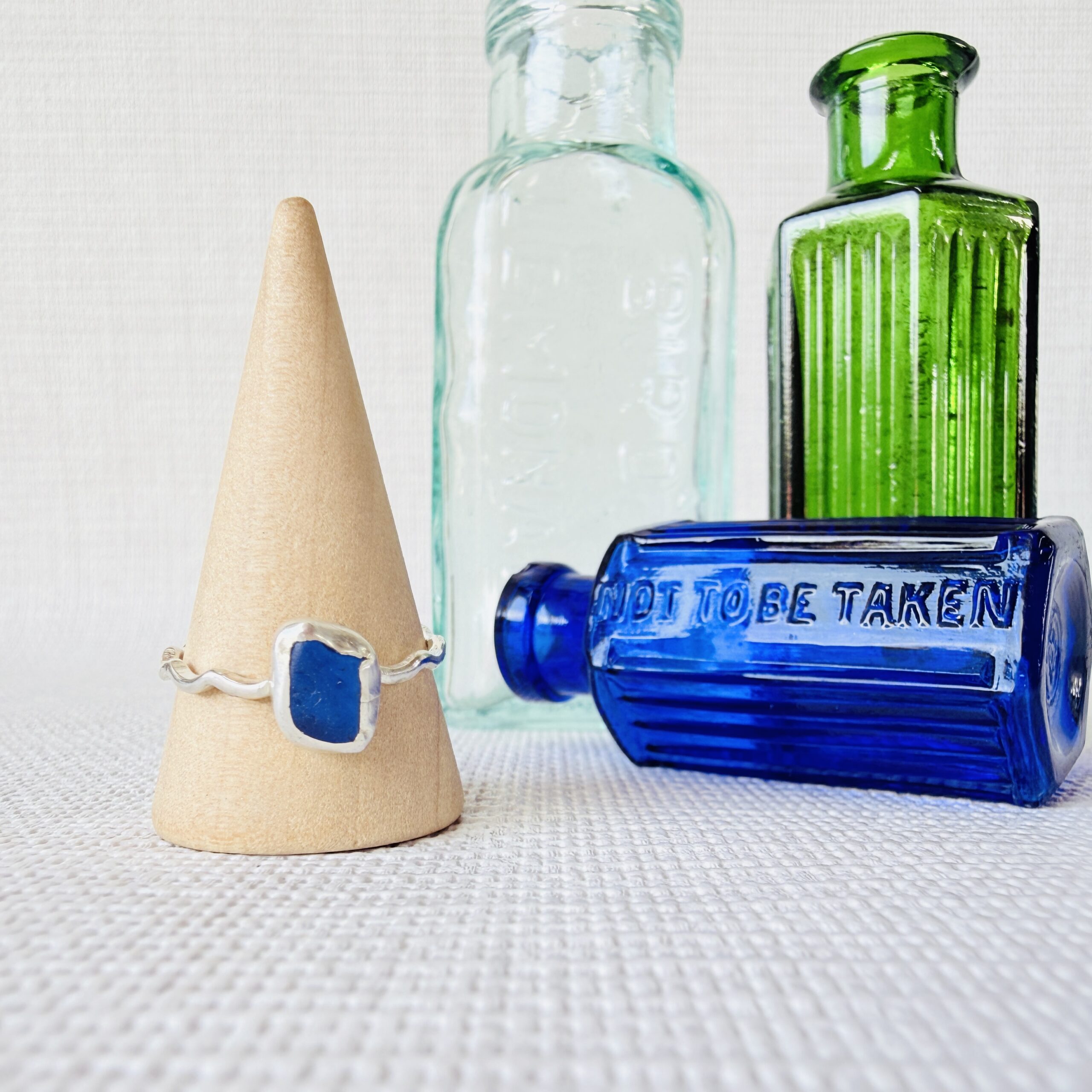 Size T - Sea Glass Ring
