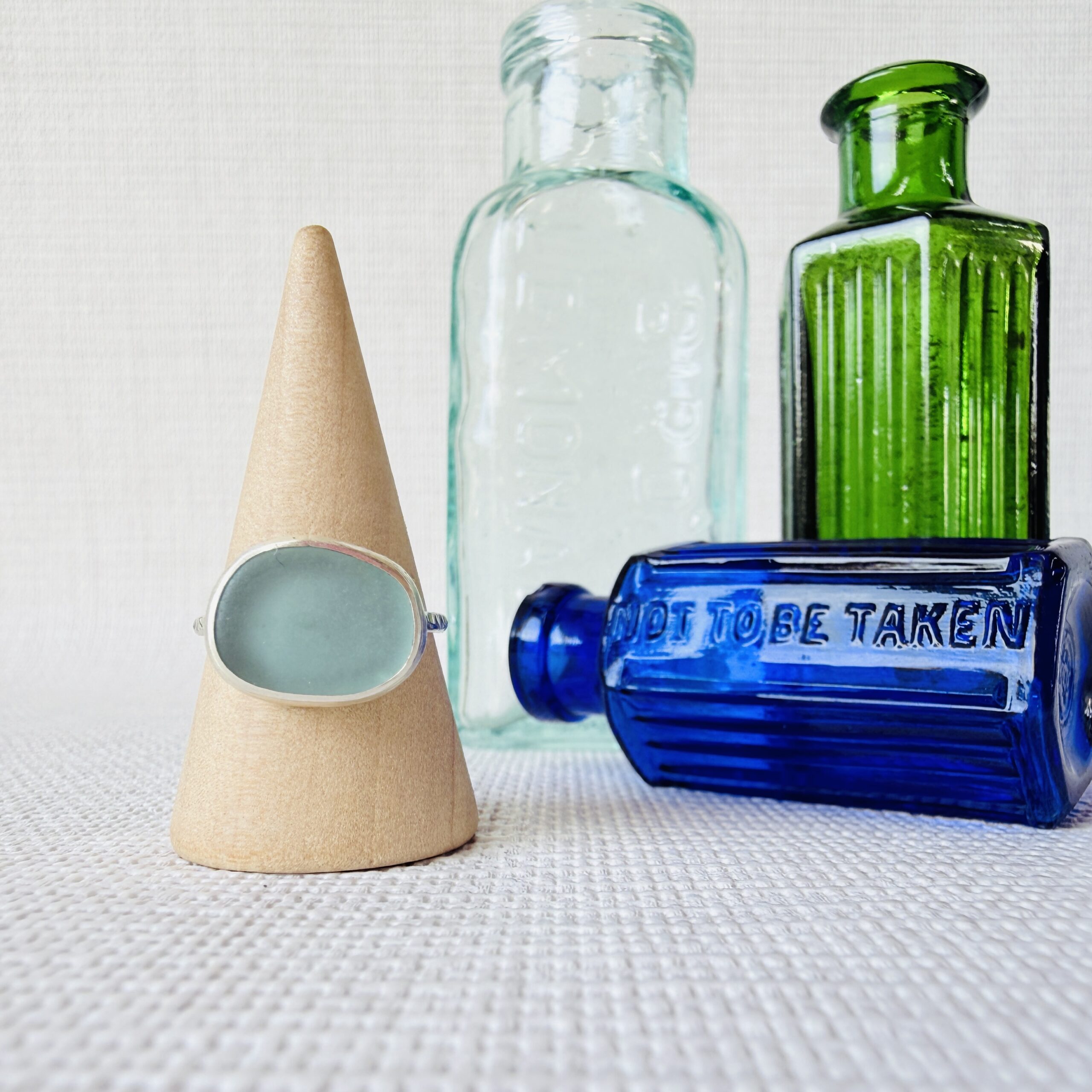 Size O - Sea Glass Ring