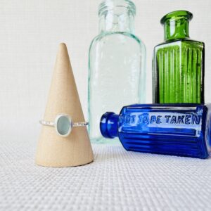 Size P - Sea Glass Ring